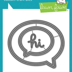 Lawn Fawn Outside in Stitched Speech Bubble