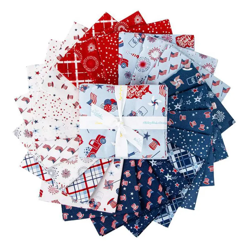 Stars and Stripes Forever Fat Quarter Bundle by Lori Whitlock - Image 2