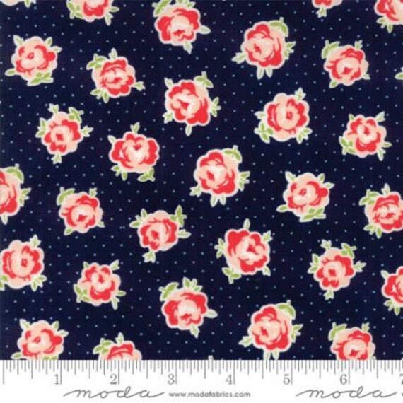 Moda Smitten - Lovely Navy