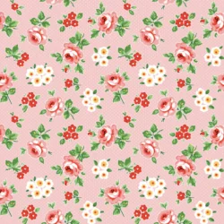 Poppie Cotton Flower Market - Pink Hand Picked