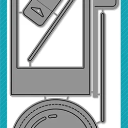 Lawn Fawn Magic Iris Camera Pull-Tab Add-On Die Set