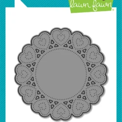Lawn Fawn Doily Hearts Die