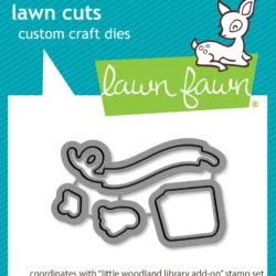 Lawn Fawn Woodland Library Add-On Die Set