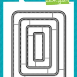 Lawn Fawn Small Stitched Rounded Rectangle Die Set