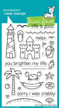 lawn fawn life is good stamp set