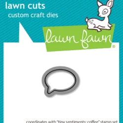 Lawn Fawn Tiny Sentiments: Coffee Die