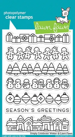 Lawn Fawn Simply Celebrate Winter Stamp Set