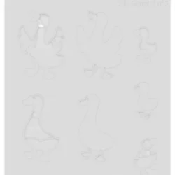 Lawn Fawn Silly Goose! Coloring Stencil