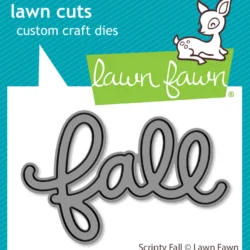 Lawn Fawn Scripty Fall Die