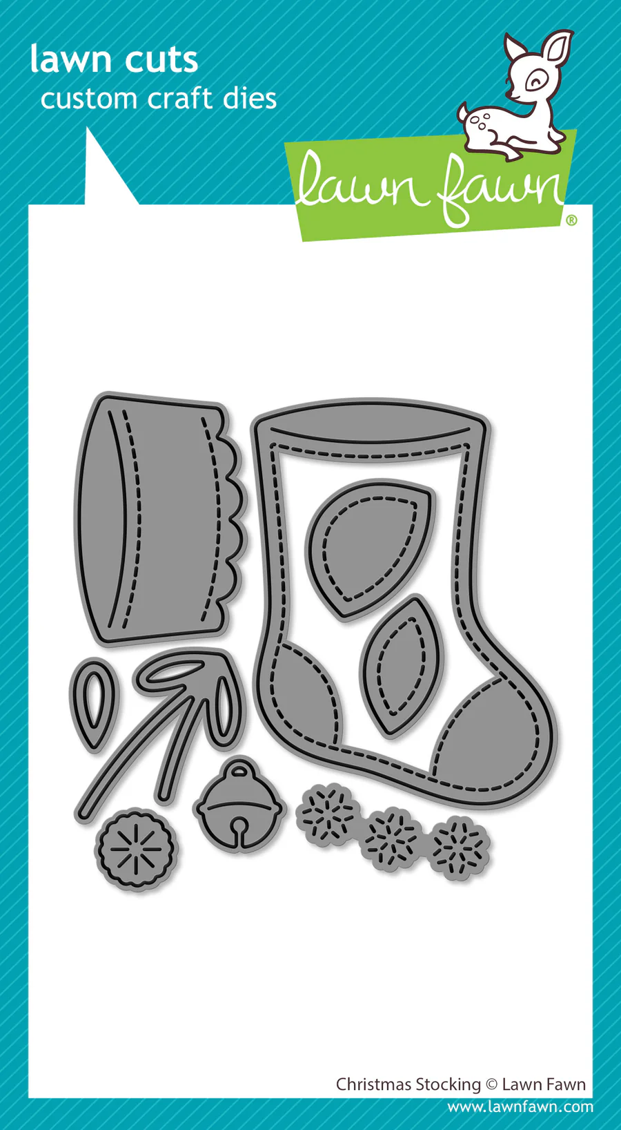 Lawn Fawn Christmas Stocking Die Set