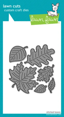 Lawn Fawn Stitched Leaves Die Set