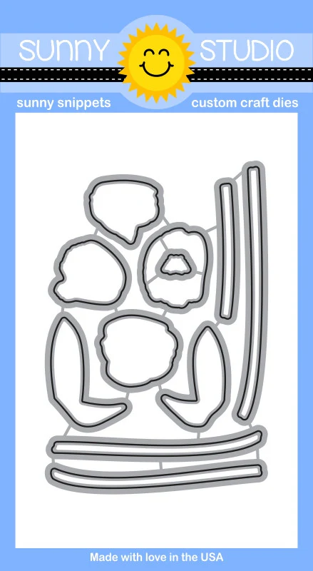 Sunny Studio Timeless Tulips Stamp & Die Set - Image 2