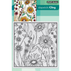 Penny Black Flower Box Stamp