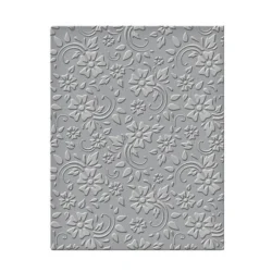 Spellbinders Embossing Folder - Flowers and Leaves