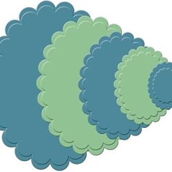 Spellbinders Classic Scalloped Ovals Large Die Set