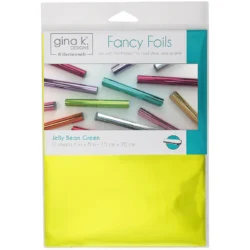 Gina K Designs Fancy Foils - Jelly Bean Green
