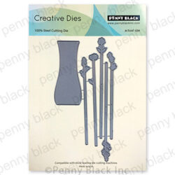 Penny Black Tall Flowers Die Set