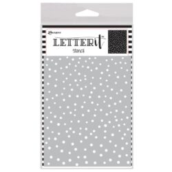 Ranger Letter It Stencil - Dancing Dots