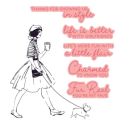 Spellbinders Betterpress Plate - Paws in the City Die Set