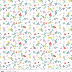 Riley Blake Always in Season - Small Floral White