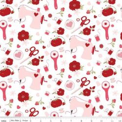 Riley Blake Sew in Love - Sewing White