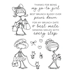 Spellbinders Go-To-Girl Stamp and Die Set