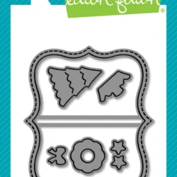 Lawn Fawn Center Picture Window Card Holiday Add-On Die Set