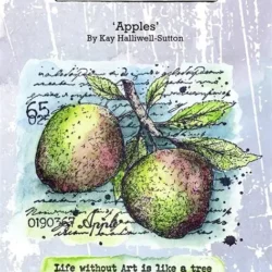 IndigoBlu Apples A6 Stamp