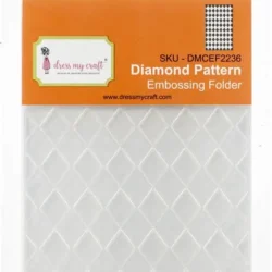 Dress My Craft Diamond Pattern Embossing Folder