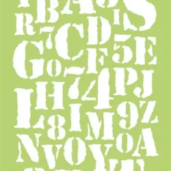 Kaisercraft Stencil - Typography