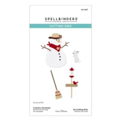 Spellbinders Country Snowman Die Set