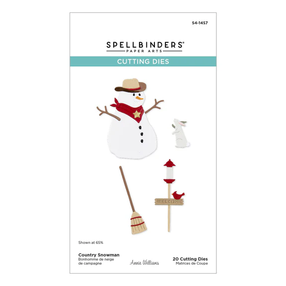 Spellbinders Country Snowman Die Set