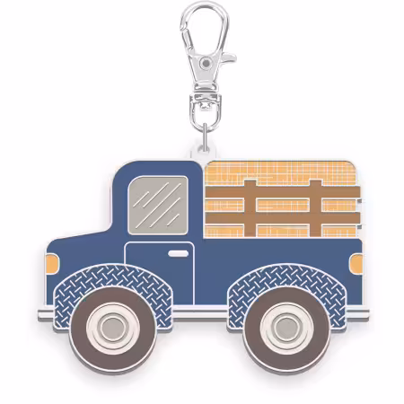 Lori Holt Happy Charm - Haulin' Hay Truck