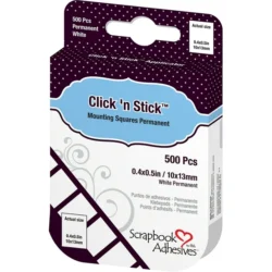 Scrapbook Adhesives Click 'n Stick Mounting Squares