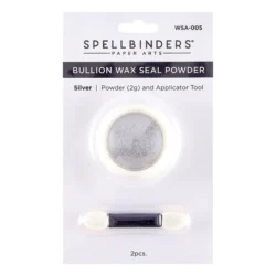 Spellbinders Silver Bullion Wax Seal Powder