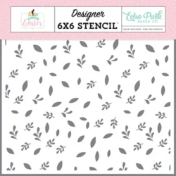 Echo Park Stencil - Egg Hunt Greenery