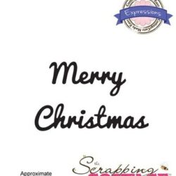 Cottage Cutz - Merry Christmas Die