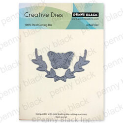 Penny Black Butterfly & Leaves Die Set
