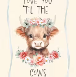 Til The Cows Come Home 24" Panel