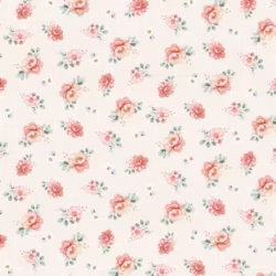 Til The Cows Come Home- Cream Vintage Floral