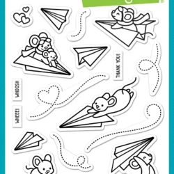 Lawn Fawn Just Plane Awesome Stamp Set