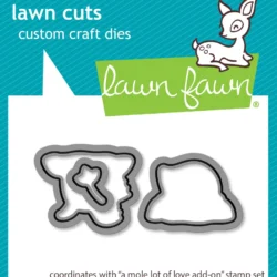 Lawn Fawn A Mole Lot of Love Add-On Die Set