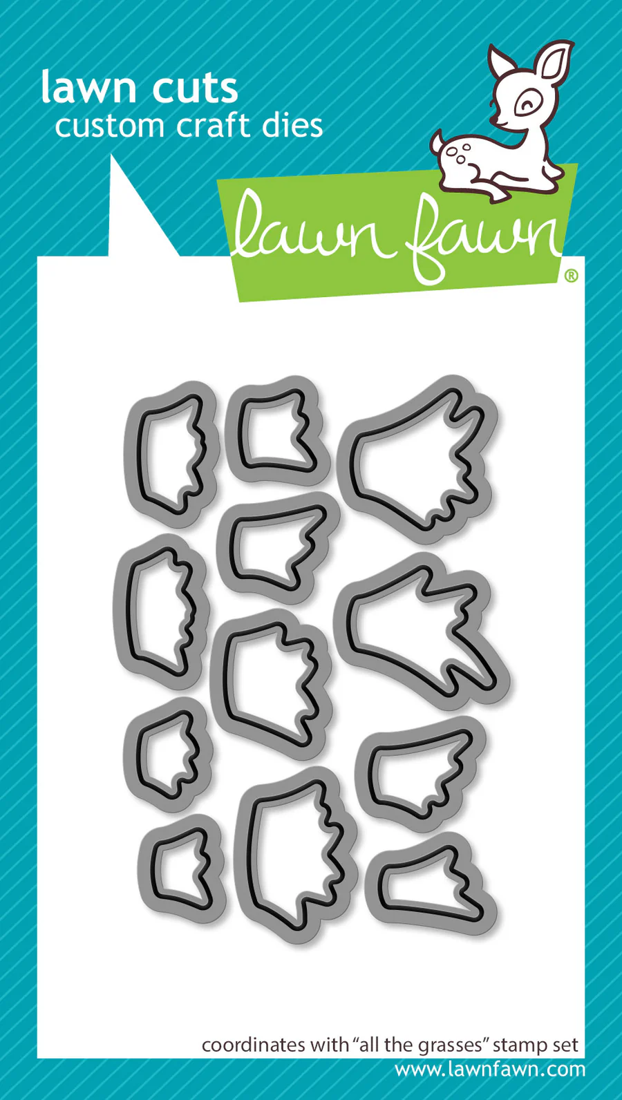 Lawn Fawn All The Grasses Die Set