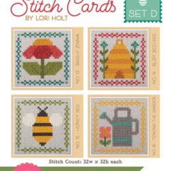 Bee in my Bonnet Stitch Cards Set D
