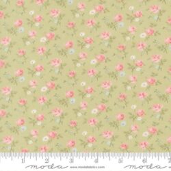 Moda Abide - Field Small Floral Light Green