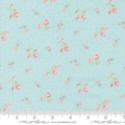 Moda Abide - Small Floral Dot Light Blue