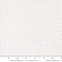 Moda Abide - Pink on White Dots