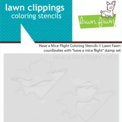 Lawn Fawn Have a Mice Flight Coloring Stencils