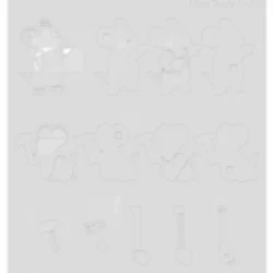 Lawn Fawn Mice Tools Coloring Stencils