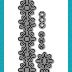 Lawn Fawn Daisy Border Die Set